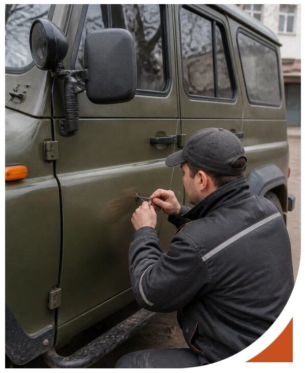Профессиональное вскрытие автомобиля УАЗ без повреждений в Кондопоге